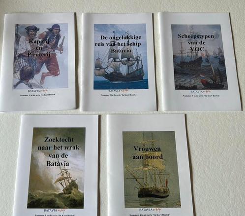 In kort Bestek - zeevaart tijdschrift- histori 1 t/m 5 - VOC, Verzamelen, Scheepvaart, Zo goed als nieuw, Boek of Tijdschrift