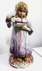 Meisje Capodimonte 19e-eeuws fijn werk H 36😍💑🤗💎👌, Ophalen of Verzenden
