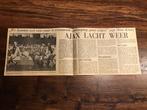 Voetbal krantenartikel Ajax Sparta april 1975 Geels Doesburg, Verzenden, Ajax