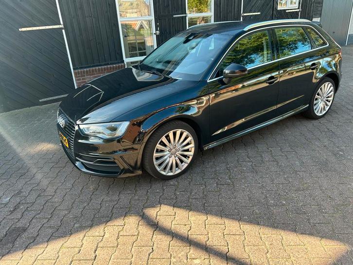 Audi A3 1.4 Tfsi 285pk 500nm E-tron Phev S Tronic 2015 Zwart, Auto diversen, Schadeauto's, Audi, Automaat, Hybride Elektrisch/Benzine