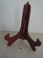 Stevige donkerrode grote bordenstandaard (59), Antiek en Kunst, Ophalen of Verzenden