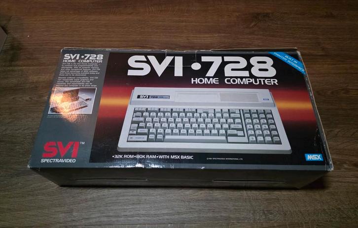 SVI 728 Home Computer - Compleet met Boeken & Spellen!, Computers en Software, Vintage Computers, Ophalen of Verzenden