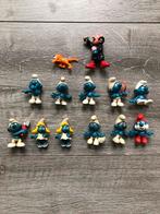 11 Smurfen Schleich en Gargamel + Azraël uit jaren 60-70, Verzamelen, Verschillende Smurfen, Gebruikt, Ophalen of Verzenden, Poppetje, Figuurtje of Knuffel