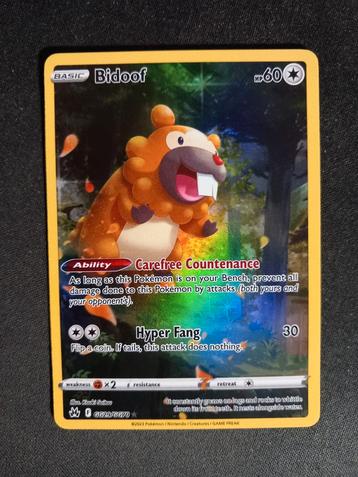 Bidoof GG29/GG70 Crown Zenith Galarian Gallery Excellent beschikbaar voor biedingen