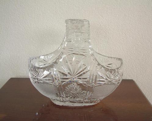 Prachtige grote gave vintage bewerkte kristal mand, Verzamelen, Porselein, Kristal en Bestek, Kristal, Ophalen of Verzenden