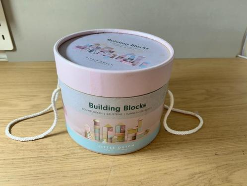 Little Dutch Houten Blokken Set Roze, Kinderen en Baby's, Speelgoed | Houten speelgoed, Zo goed als nieuw, Overige typen, Ophalen of Verzenden