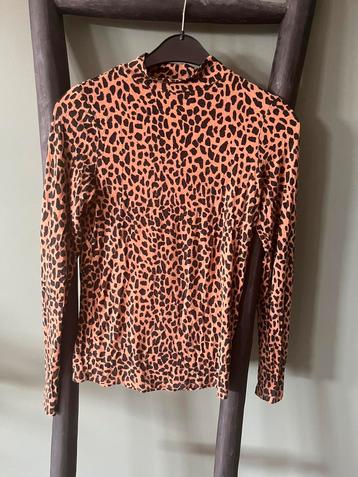 Panter shirt camel zwart S luipaard truitje shirtje beschikbaar voor biedingen