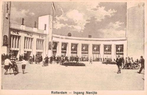 1928 ROTTERDAM Nenijto.. Ingang, Verzamelen, Ansichtkaarten | Themakaarten, Ongelopen, 1920 tot 1940, Overige thema's, Ophalen of Verzenden