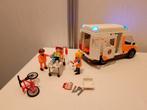Playmobil ambulance met zwaailicht en sirene, Ophalen of Verzenden, Gebruikt