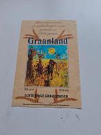 Etiket Graanland echte Graan jenever, Ophalen of Verzenden, Zo goed als nieuw, Overige typen, Overige merken