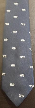Grolsch Bier stropdas blauw met witte letters, Verzamelen, Merken en Reclamevoorwerpen, Nieuw, Verzenden