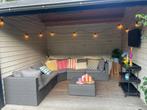 Tuinset - Le sud loungeset Ancona V1 - antraciet - 6-delig, Ophalen, Zo goed als nieuw