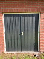 Houten openslaande deuren met kozijn (187.5x208), Doe-het-zelf en Verbouw, Deuren en Horren, Ophalen, Gebruikt, 120 cm of meer