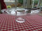 Platte vaas schaal glas voor biedermeier of bloemstuk 30 cm, Ophalen, Overige kleuren, Minder dan 50 cm, Glas