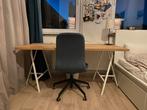 IKEA Gerton bureau/tafel - Massief hout, Huis en Inrichting, Ophalen, Gebruikt, Bureau