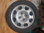 Winterbanden 186/65 R14  Peugeot wieldoppen Firestone Barum, Auto-onderdelen, Banden en Velgen, Ophalen, 14 inch, Gebruikt, Banden en Velgen