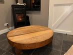 Eikenhouten massieve salontafel, Huis en Inrichting, Tafels | Salontafels, Ophalen, Gebruikt, 100 tot 150 cm, Robuust, landelijk.