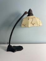 Antieke jaren 30 Art Deco bureau lamp bankierslamp, Huis en Inrichting, Lampen | Tafellampen, ?, Zo goed als nieuw, Minder dan 50 cm