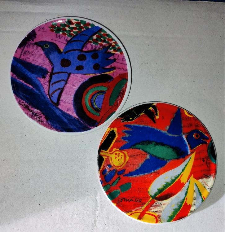 Twee decoratieve Corneille onderzetters, Huis en Inrichting, Woonaccessoires | Onderzetters, Nieuw, Glas of Kopje, Ophalen of Verzenden