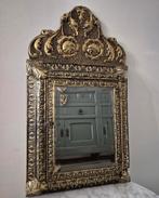 Antieke vintage latoenkoperen messing spiegelkastje spiegel, Antiek en Kunst, Ophalen of Verzenden, Overige vormen, Minder dan 50 cm