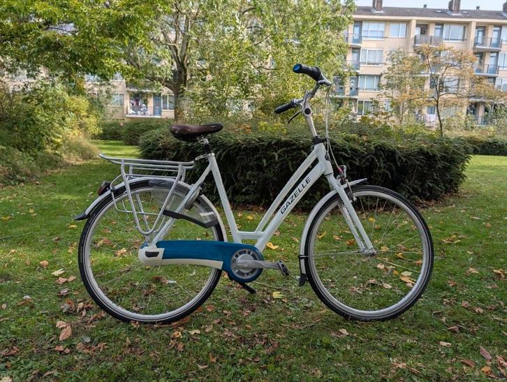Johan Fietsen : Gazelle Chamonix Puur, Fietsen en Brommers, Fietsen | Dames | Damesfietsen, Zo goed als nieuw, Gazelle, Versnellingen