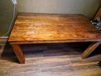 Stoere teak eettafel, Ophalen, 200 cm of meer, 50 tot 100 cm, Zo goed als nieuw