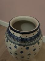 Bunzlau Vaas - Zo Goed Als Nieuw!, Blauw, Aardewerk of Porselein, Ophalen of Verzenden, Zo goed als nieuw
