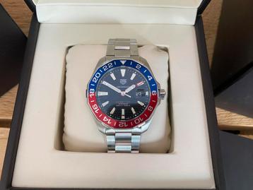 TAG Heuer Aquaracer GMT Pepsi Automatisch 43mm beschikbaar voor biedingen
