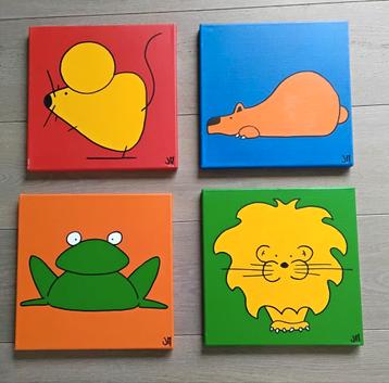 Schilderijtjes kinderkamer beschikbaar voor biedingen