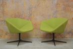 ZGANieuw 1! groene stoffen Montis Ella design draaifauteuil, Montis, Minder dan 75 cm, Design, Montis