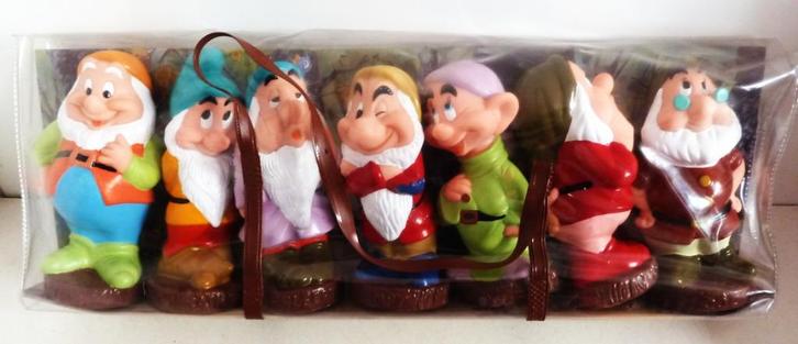 Sneeuwwitje de 7 dwergen piepers nog in de verpakking, Verzamelen, Disney, Nieuw, Beeldje of Figuurtje, Sneeuwwitje of Doornroosje
