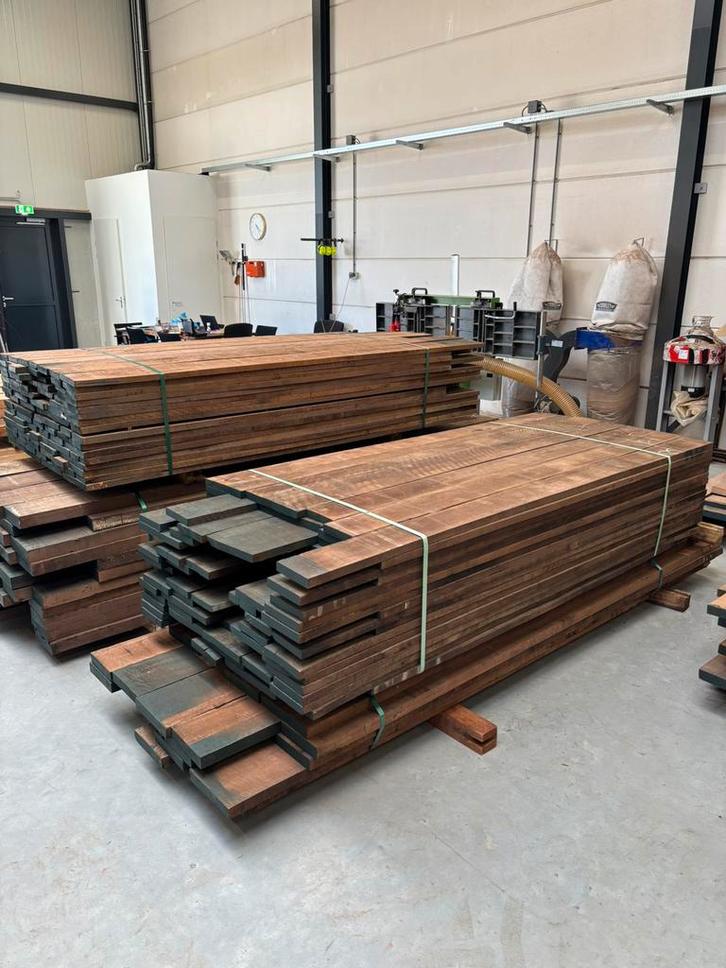 Notenhout Amerikaans Noten Black Walnut Planken, Doe-het-zelf en Verbouw, Hout en Planken, Zo goed als nieuw, Plank, Overige houtsoorten