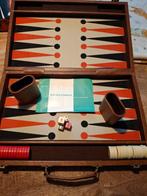Backgammon XL in skai koffertje, Hobby en Vrije tijd, Gezelschapsspellen | Bordspellen, Ophalen of Verzenden