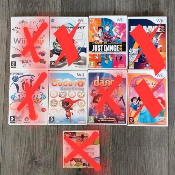 Wii spellen en accessoires, Spelcomputers en Games, Games | Nintendo Wii, Zo goed als nieuw, Sport, 3 spelers of meer, Vanaf 3 jaar
