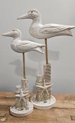 2 LEUKE BROCANTE HOUTEN VOGELS, Ophalen of Verzenden