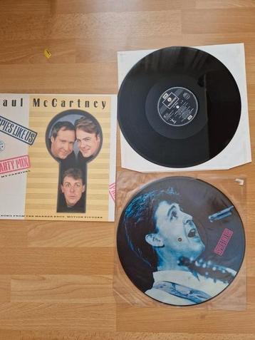 Paul McCartney 2x 12" maxi singles, Spies Like Us. beschikbaar voor biedingen
