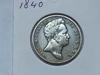Zilveren gulden 1840 willem 1, Postzegels en Munten, Munten | Nederland, Ophalen of Verzenden, Koning Willem I, 1 gulden