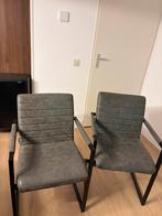 6 stoelen te koop, Huis en Inrichting, Stoelen, Ophalen, Gebruikt, Grijs, Vijf, Zes of meer stoelen
