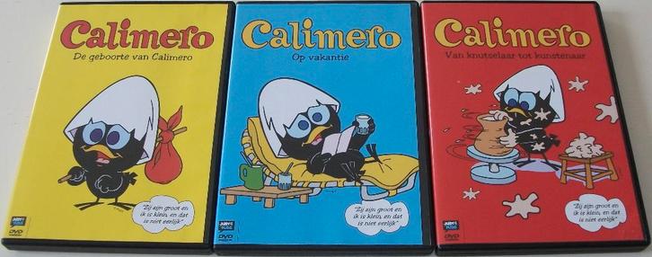 Film-Serie *** CALIMERO *** 3 stuks, Cd's en Dvd's, Dvd's | Overige Dvd's, Zo goed als nieuw, Alle leeftijden, Ophalen of Verzenden