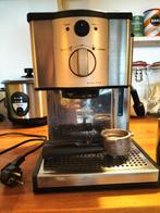 Espressomachine Tristar met stoompijp, zwart/chroom, Witgoed en Apparatuur, Koffiezetapparaten, Ophalen, Gebruikt, Espresso apparaat