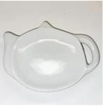 vintage onderzetter voor theezakjes, schotel voor theezakjes, Ophalen of Verzenden, Zo goed als nieuw, Glas of Kopje