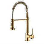 Keukenkraan Goud Zwart Chroom Spoelkraan Flexibel Uitrekbaar, Minder dan 50 cm, Nieuw, Ophalen of Verzenden, Minder dan 100 cm