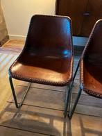 Leren Kuipstoelen (4 totaal), Antiek en Kunst, Ophalen