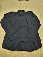 Zwart Slim Fit Heren Overhemd - Maat L, Kleding | Heren, Overhemden, Ophalen of Verzenden, Gedragen, Zwart, Halswijdte 41/42 (L)