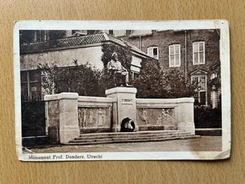 Utrecht - Monument Prof. Donders beschikbaar voor biedingen