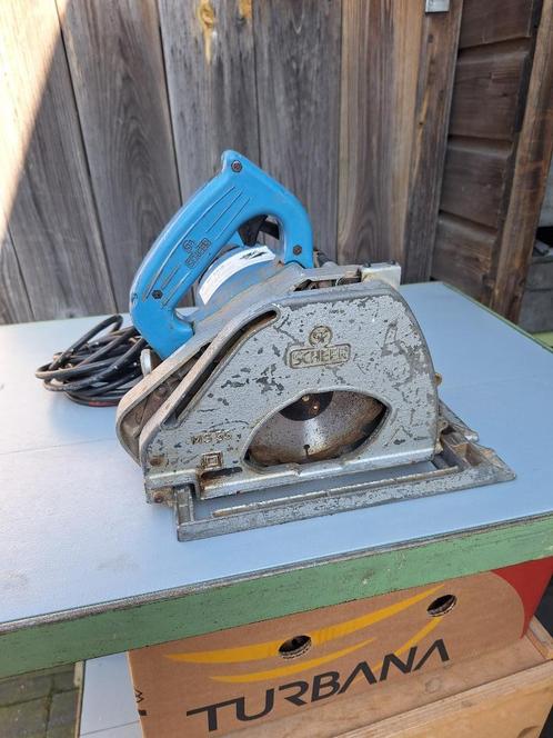 Scheer MS55 invalzaag cirkelzaag, Doe-het-zelf en Verbouw, Gereedschap | Handgereedschap, Gebruikt, Ophalen of Verzenden