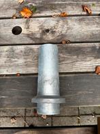 Zinken schuifstuk 80mm, Doe-het-zelf en Verbouw, Buizen en Afvoer, Overige materialen, Gebruikt, Overige typen, Ophalen of Verzenden