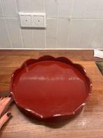 Bordeaux rood dienblad, Ophalen of Verzenden, Zo goed als nieuw, Hout