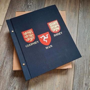 Davo album Jersey, Guernsey, Isle of Man  pakket 10 beschikbaar voor biedingen