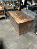 Antieke Houten Kist, Ophalen, Gebruikt, 100 tot 150 cm